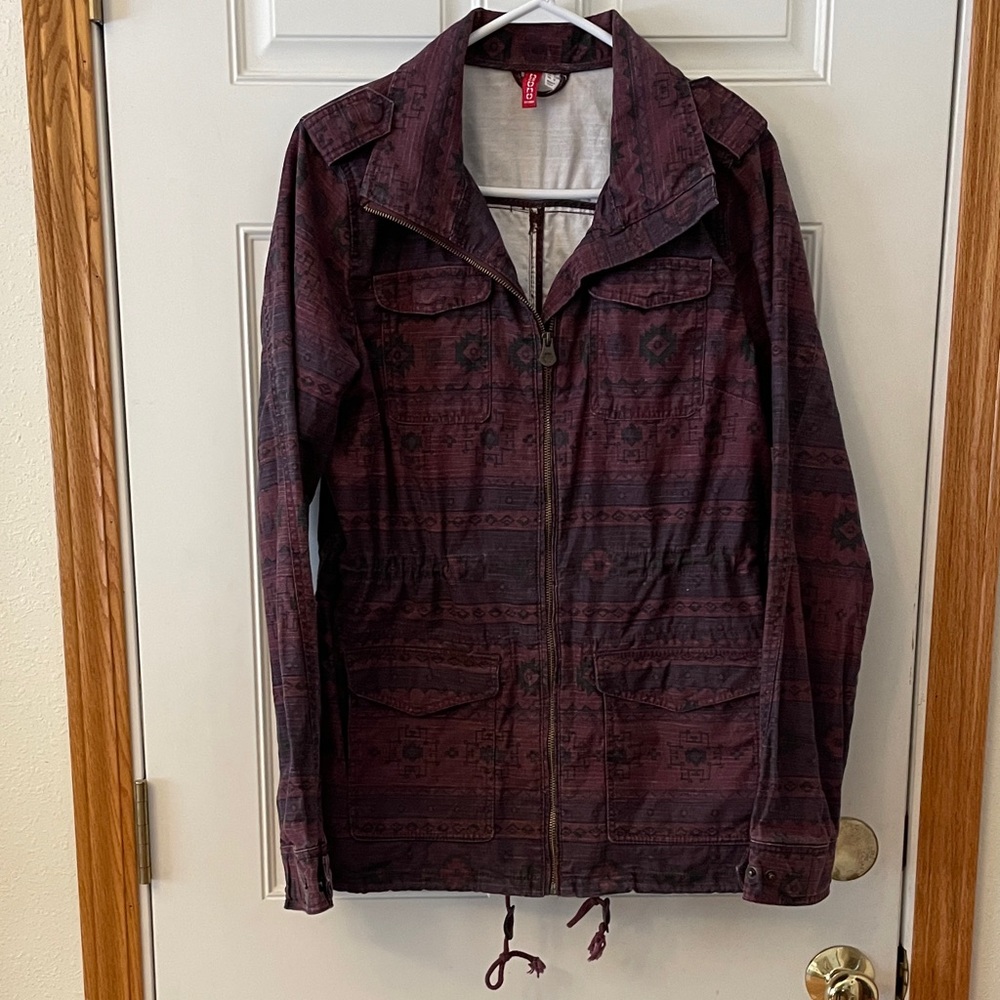 Aztec shirt jacket